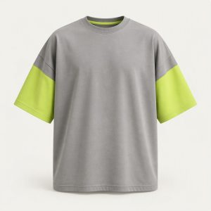 Boxy Tee „Fog Lime“