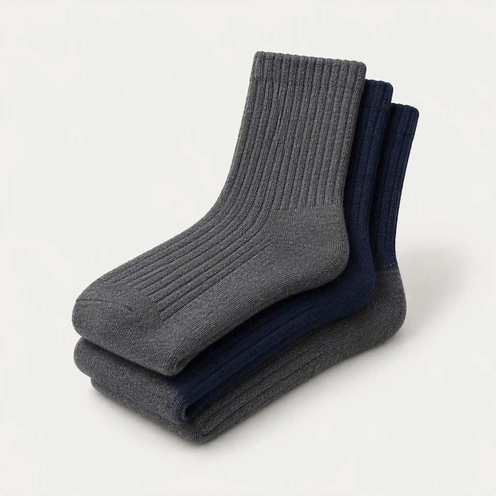 Crew Socks 3er-Pack „Slate Navy“