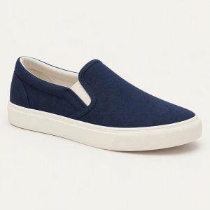 Canvas Slip-On „Navy Chalk“