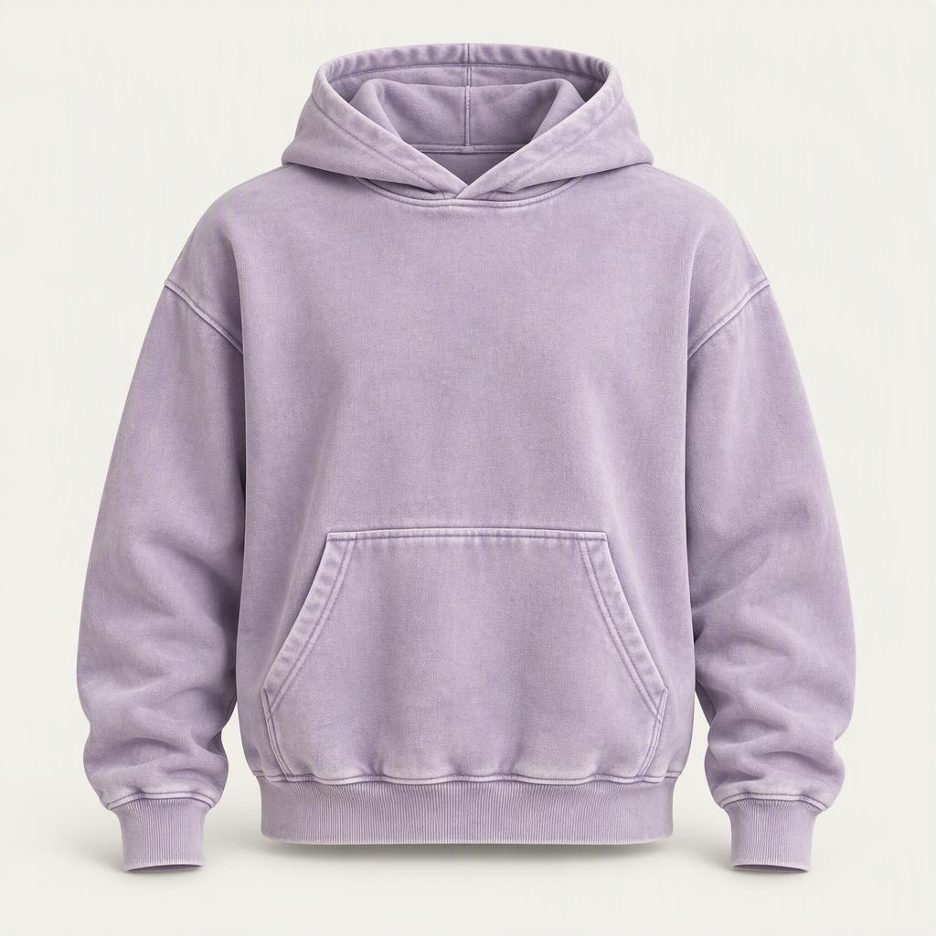 Garment Dyed Hoodie „Lilac Mist“