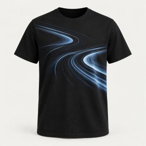 Graphic Motion Tee „Polar Night“