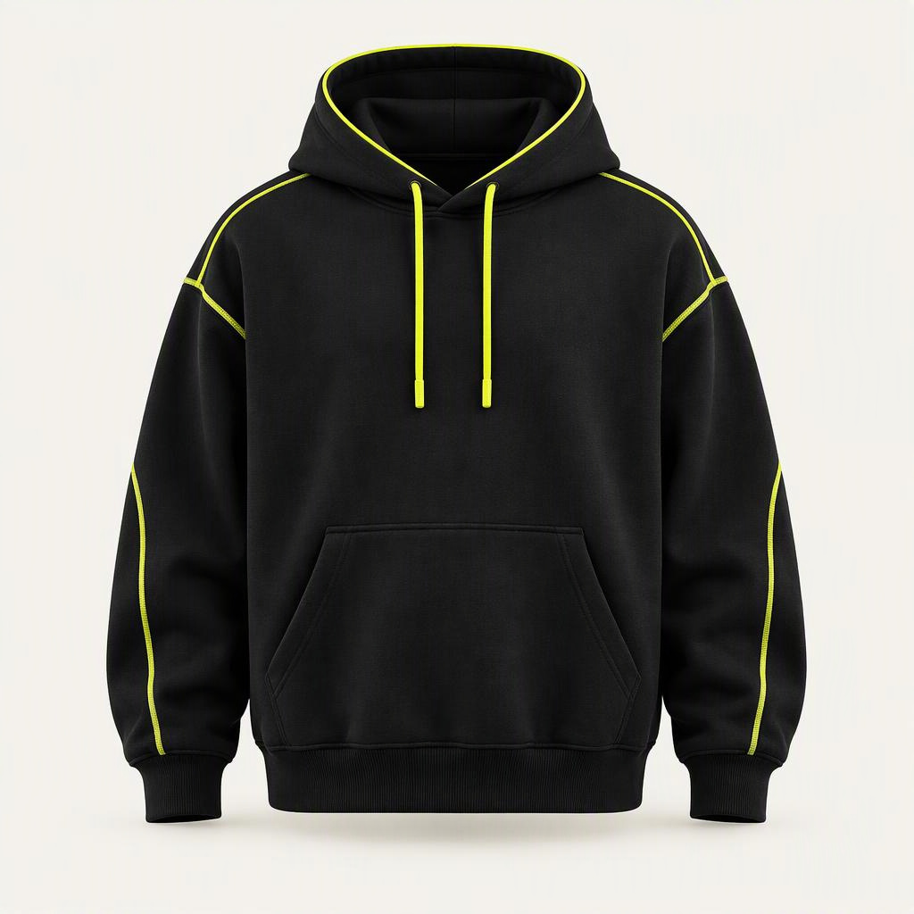 Heavyweight Hoodie „Volt Black“