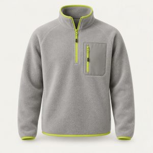 Half-Zip Fleece „Fog Lime“