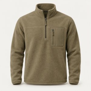 Half-Zip Fleece „Khaki Field“