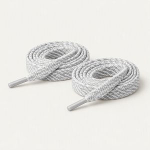 Schnürsenkel flach „Glacier White“