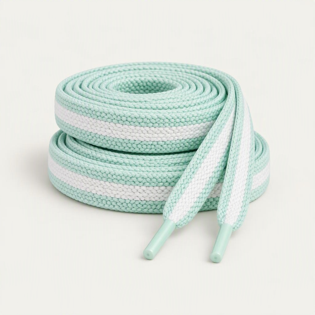 Schnürsenkel flach „Arctic Mint“