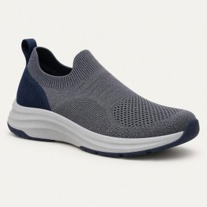 Laceless Knit Slip „Slate Navy“