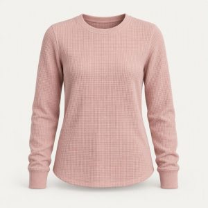 Longsleeve Waffle „Rose Quartz“