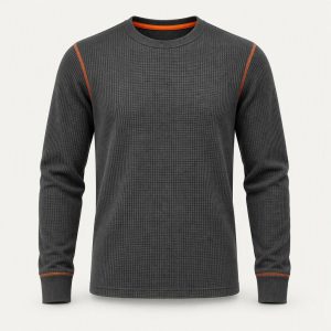 Longsleeve Waffle „Graphite Neon“