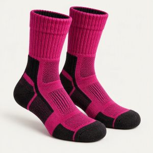 Merino Hike Socks „Electric Pink“