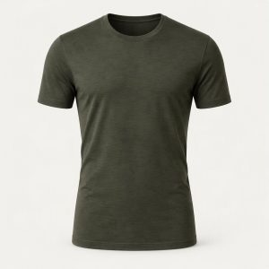 Merino Tee „Shadow Olive“