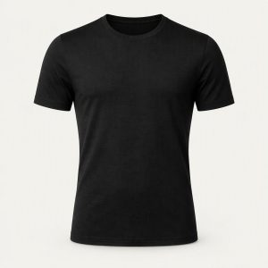 Merino Tee „Triple Black“