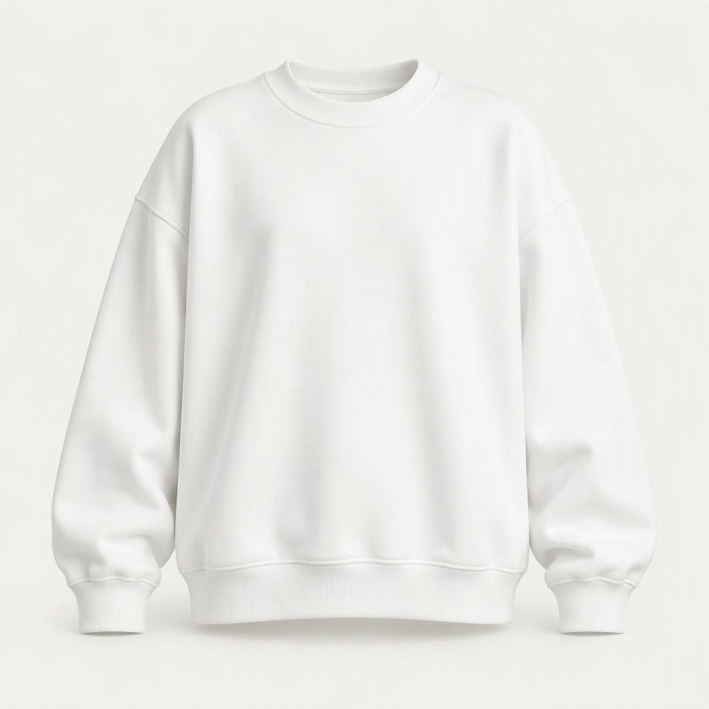 Oversized Crewneck „Triple White“