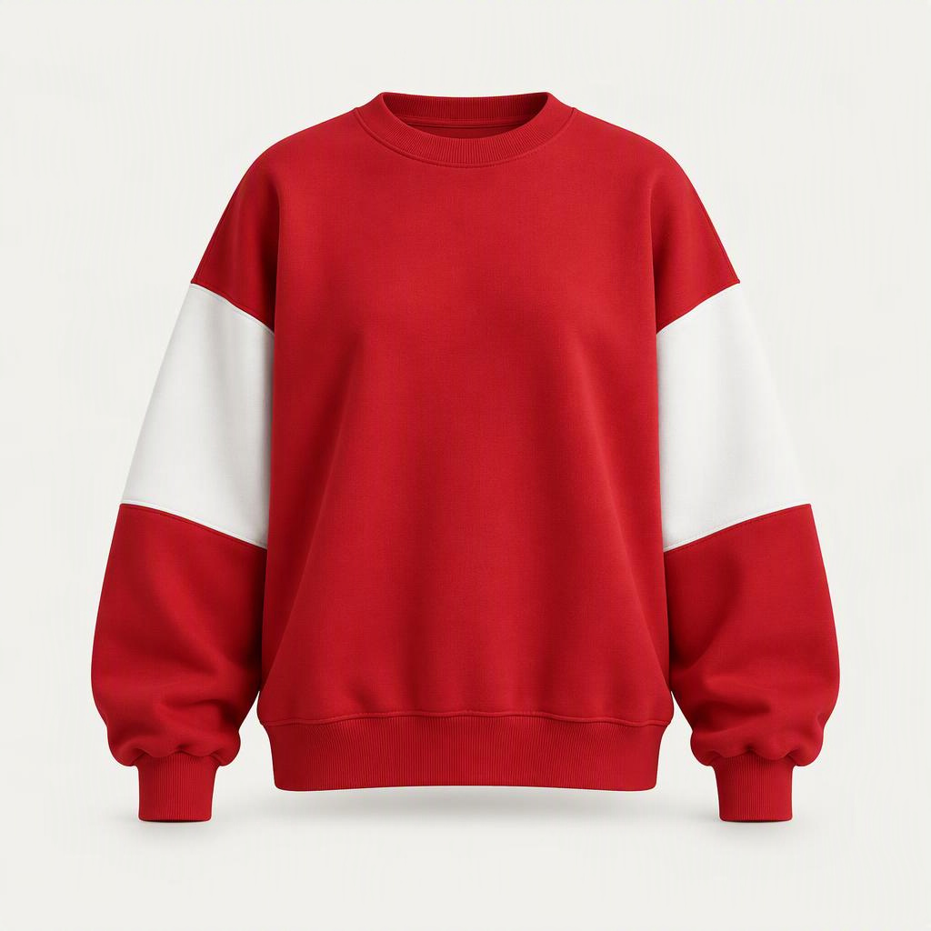 Oversized Crewneck „Cherry Red“
