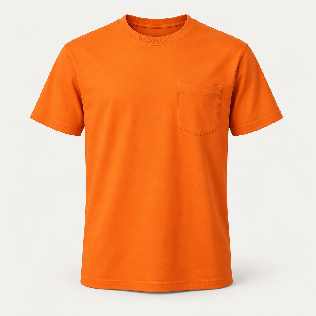 Pocket Tee „Signal Orange“