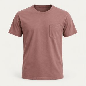 Pocket Tee „Smoke Rose“