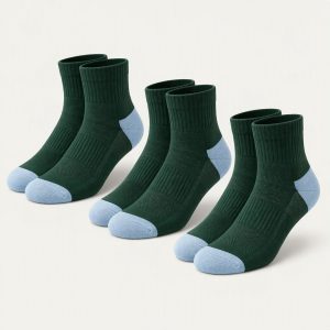 Quarter Socks 3er-Pack „Pine Ice“