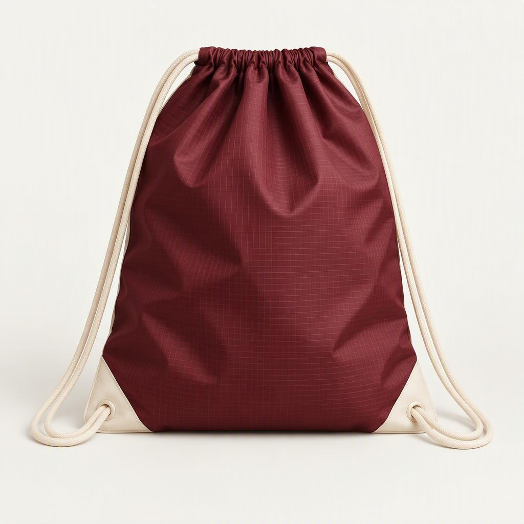 Shoe Bag „Burgundy Cream“
