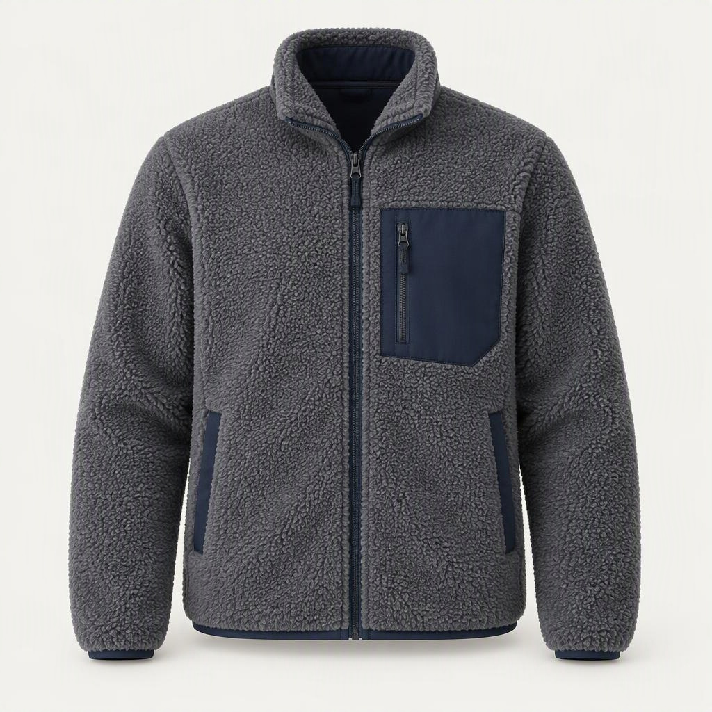Sherpa Fleece Jacket „Slate Navy“