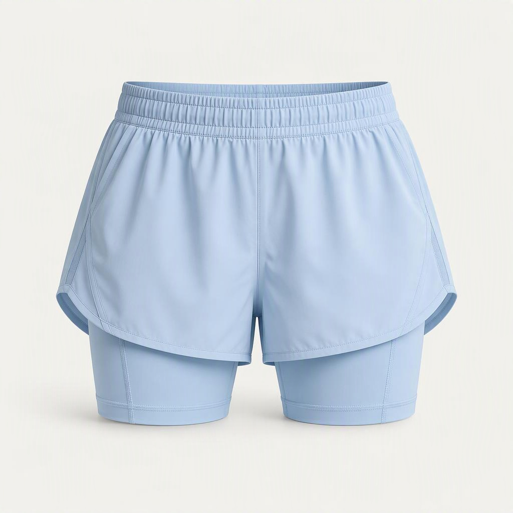 2-in-1 Short „Ice Blue“