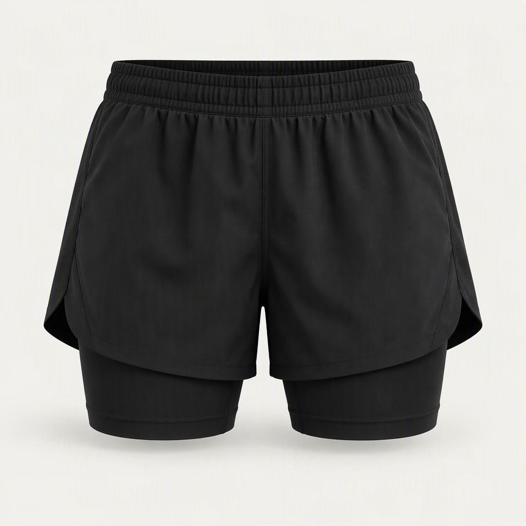 2-in-1 Short „Triple Black“