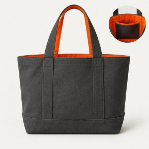 Tote Canvas „Graphite Neon“