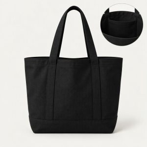 Tote Canvas „Triple Black“