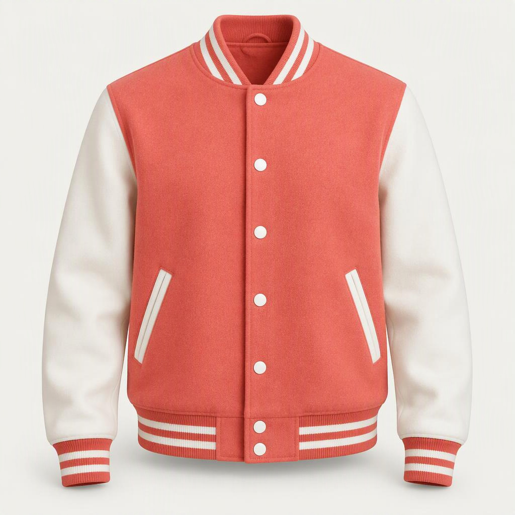 Varsity Jacket „Coral Pop“