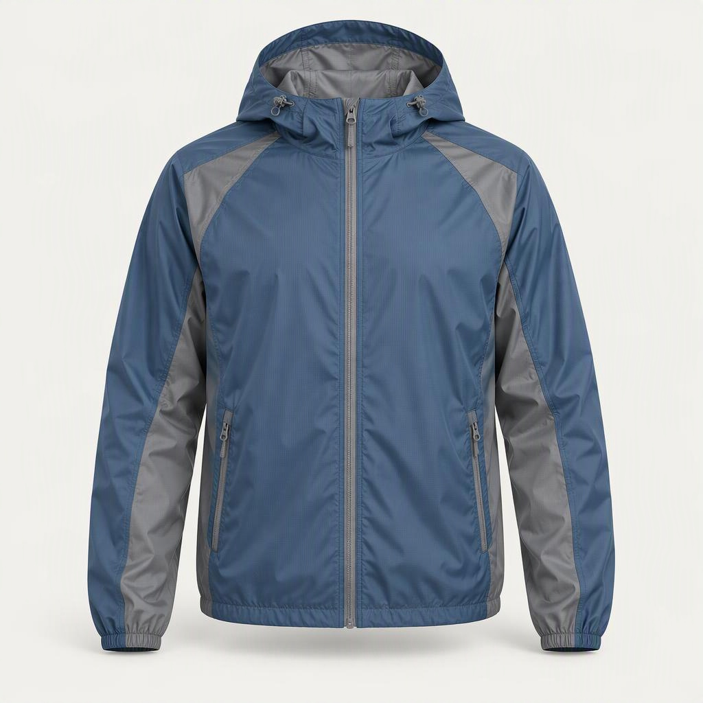 Windbreaker Packable „Steel Blue“