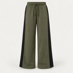 Wide Leg Sweatpant „Olive Night“