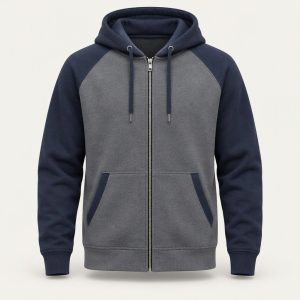Zip Hoodie „Slate Navy“