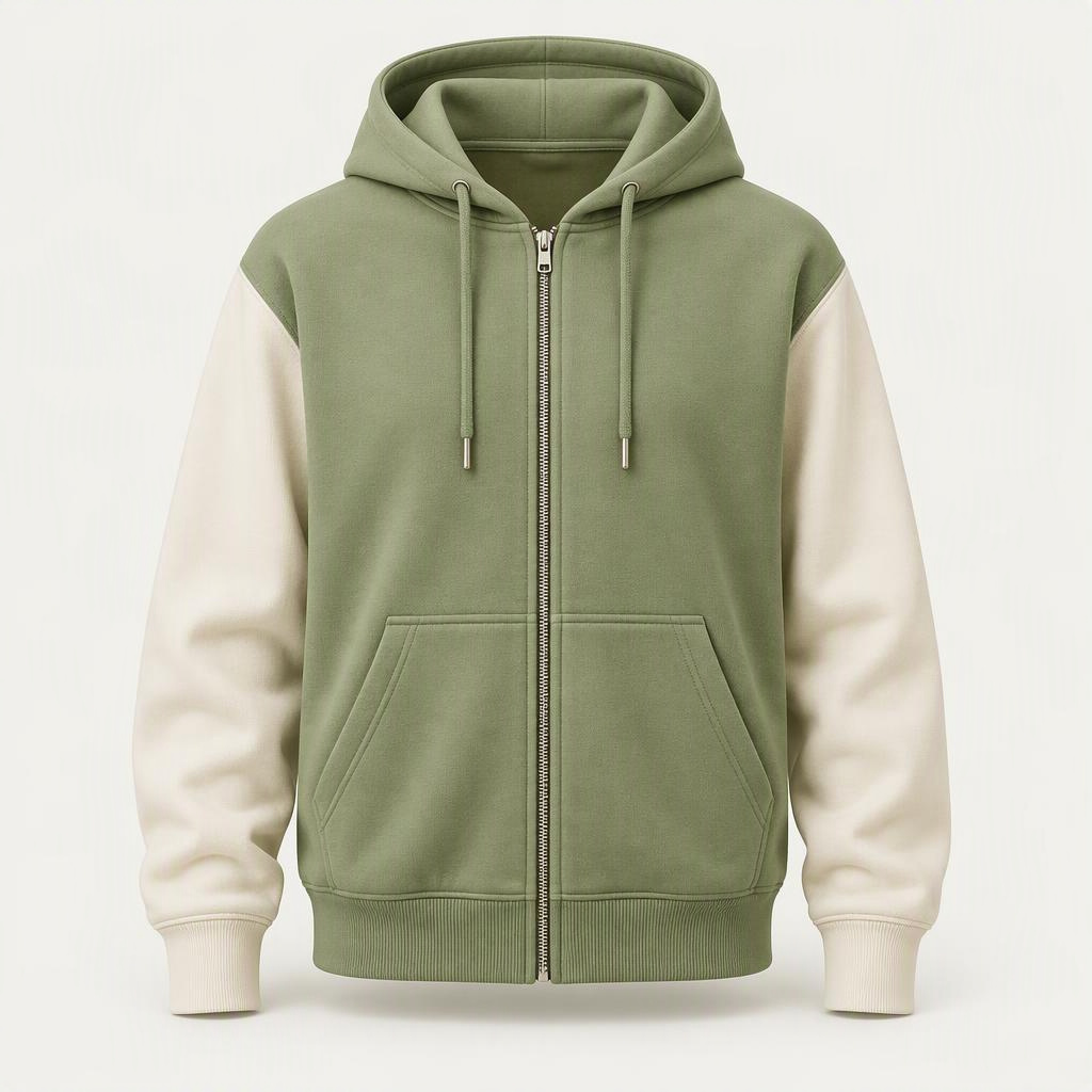 Zip Hoodie „Matcha“